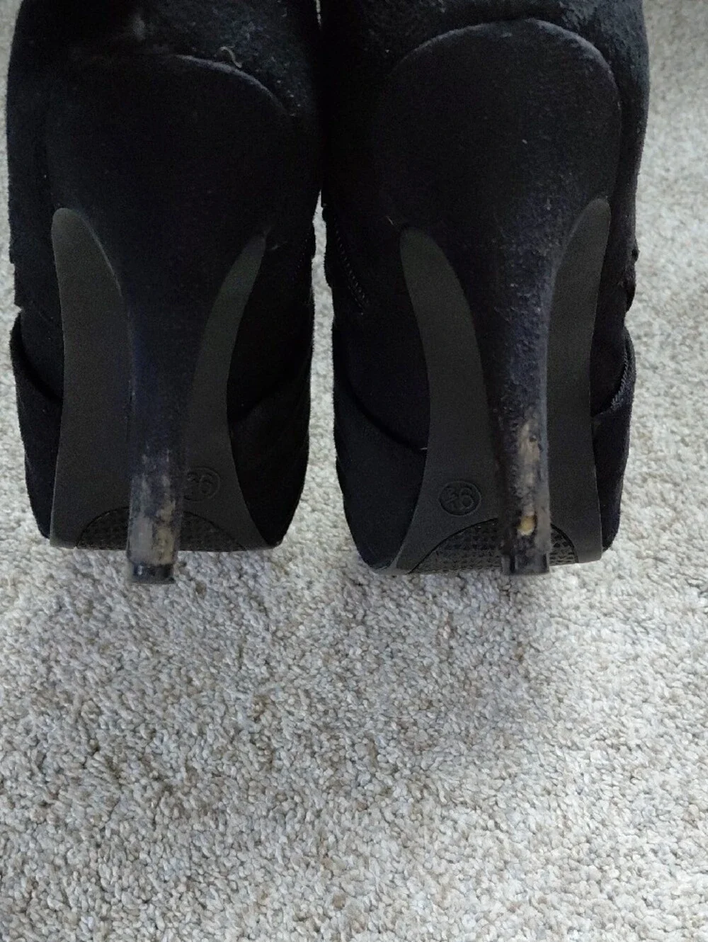Mossimo Supply Co. Black Suede Ankle Booties